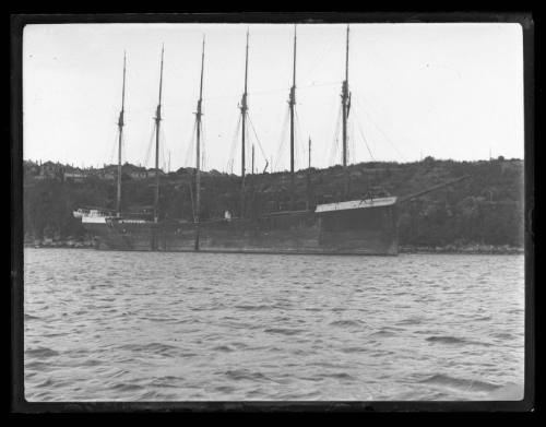 Starboard view of HELEN B STERLING moored in Kerosene Bay, Sydney Harbour