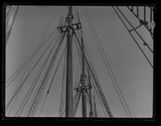 The masts and rigging of HELEN B STERLING