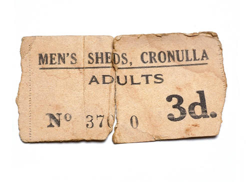 Cronulla surf club change room ticket