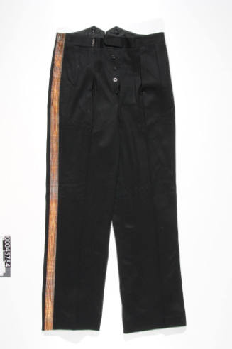 RAN officers black wool dress trousers