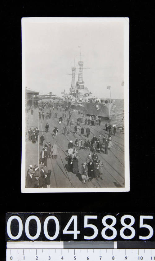 USS NEVADA at Princes Pier, Port Melbourne