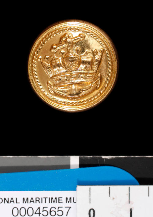 Naval uniform button