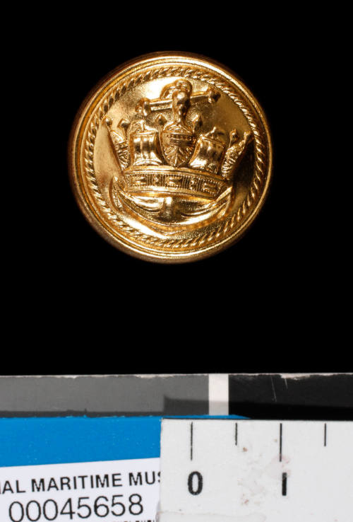 Naval uniform button