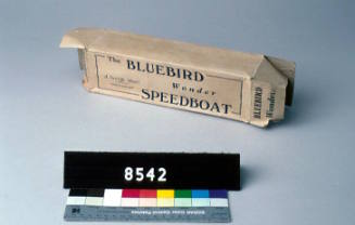 Original box for the BLUEBIRD WONDER speedboat model