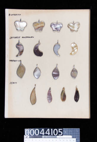 Pearl shell pendants