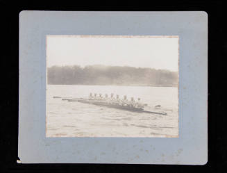 A Sydney Rowing Club Eight training on the Parramatta River