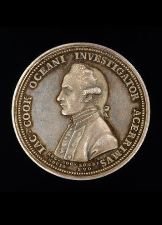Royal Society Captain Cook commemorative medal