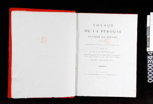 Voyage de La Perouse autour du monde, volume 3