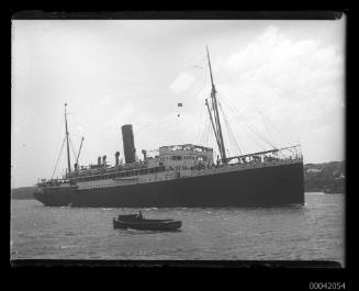 TSS KAROOLA leaving for Western Australia on Saturday 17 November 1923, taken from Dawes Point