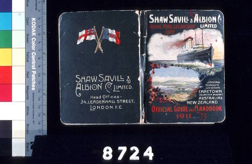 Shaw Savill & Albion Co. Limited official guide and handbook 1911