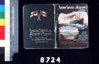 Shaw Savill & Albion Co. Limited official guide and handbook 1911