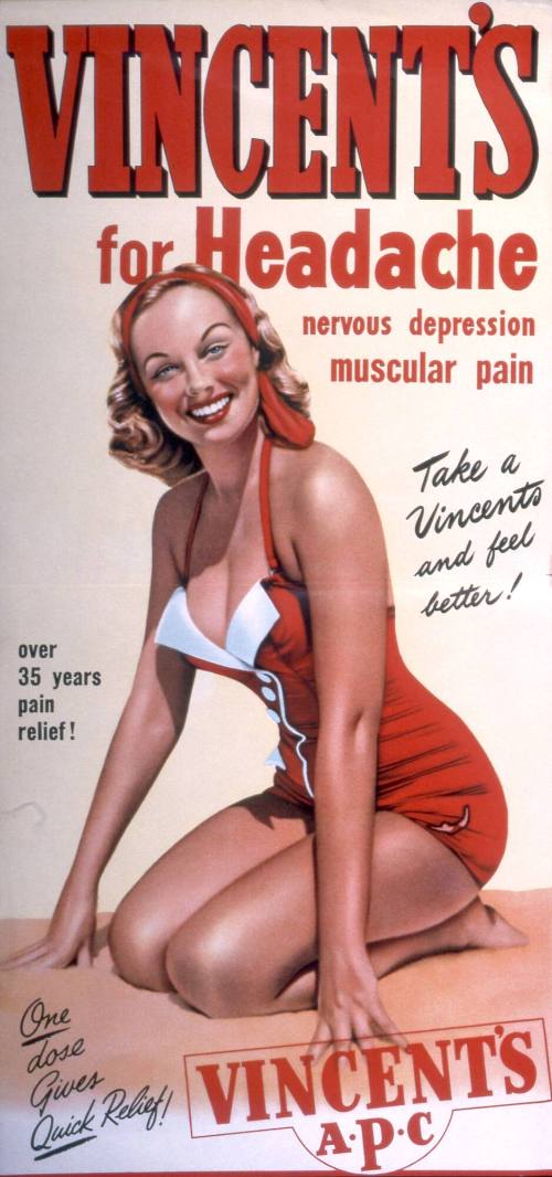 Vincent's for headache  nervous depression muscular pain