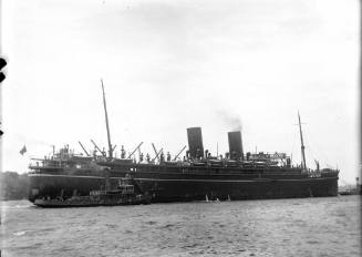 RMS MOOLTAN (Stern) North Dock to Circular Quay Saturday 9 February 1924