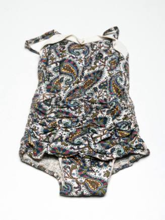 Women's paisley print cotton swimsuit