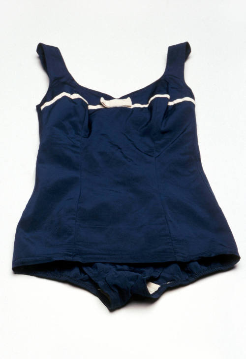 Women s blue Kittiwake swimsuit Works collections.sea.museum