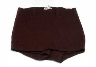 Men's maroon Lincoln swimming trunks