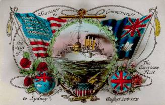 Souvenir to commemorate the visit of the Great American Fleet