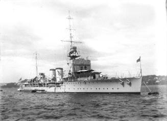 HMS DAUNTLESS at naval buoy number 12