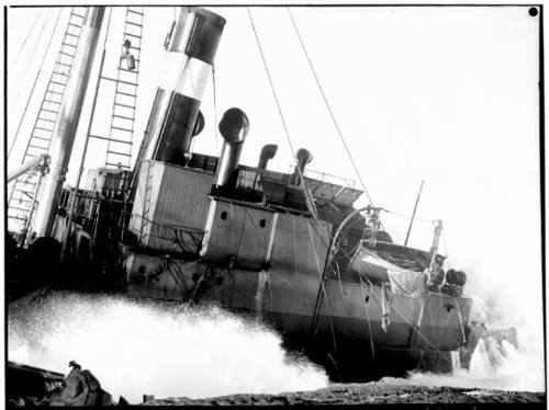 The wreck of SS MINMI, Cape Banks, NSW