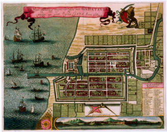 Town plan of Batavia, Java