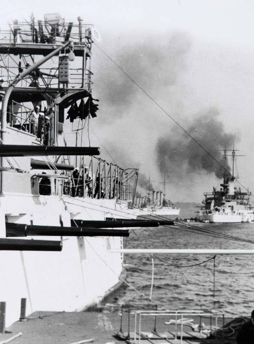 1908 American Fleet in Sydney Harbour