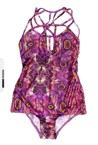 Zimmerman one piece butterfly wing fabric swimsuit