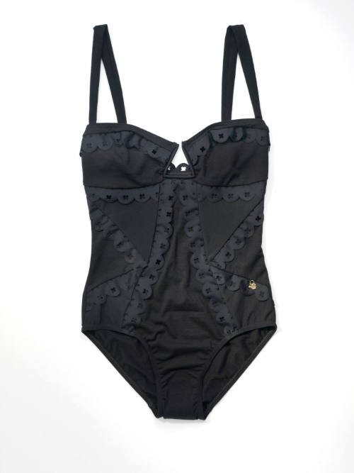 Anna & Boy black 'Woollen Mermaid' swimsuit