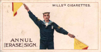 Annul [Erase] Sign: Wills's Cigarettes: No. 29 signalling series