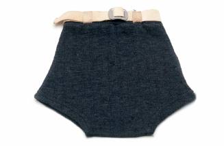 Boy's grey woollen swimming trunks