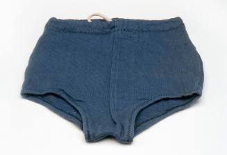 Boy's blue woollen Webcot swimming trunks