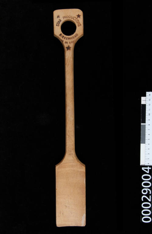 Child's wooden beach spade