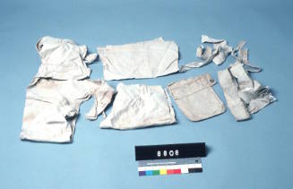 Twelve pieces of cloth from the kit of HMAS TINGIRA cadet George Leatham Roberts