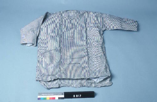 Royal Australian Navy striped pullover from the kit of HMAS TINGIRA cadet George Leatham Roberts