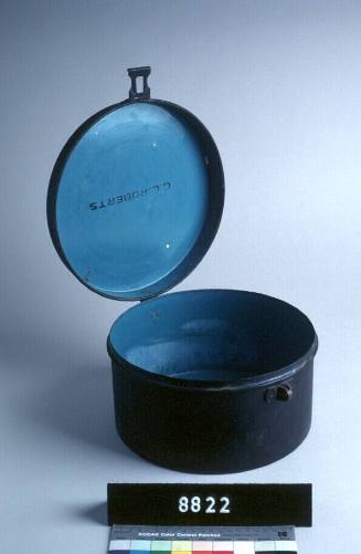 Hat box from the kit of HMAS TINGIRA cadet George Leatham Roberts