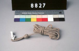 Rope from the kit of HMAS TINGIRA cadet George Leatham Roberts