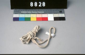 Rope from the kit of HMAS TINGIRA cadet George Leatham Roberts