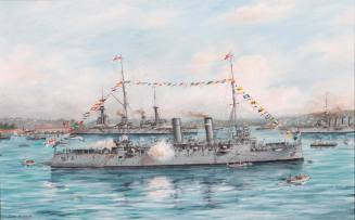 The last flagship of the Australia Station HMS CAMBRIAN