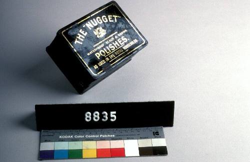 Nugget boot polish from the kit of HMAS TINGIRA cadet George Leatham Roberts