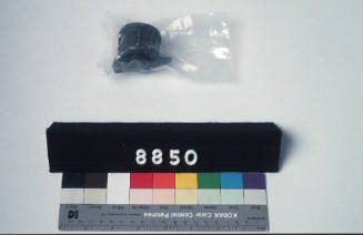 Screw top cap found in carry bag for chemical - biological mask M1