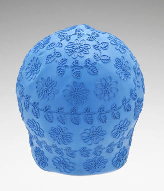 Women's floral patterned swimming cap