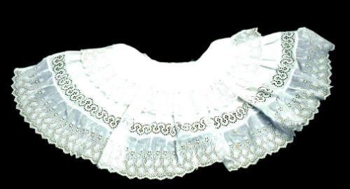 Child's white cotton cape