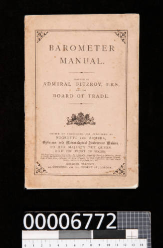 Barometer Manual compiled by Admiral FitzRoy for the Board of Trade