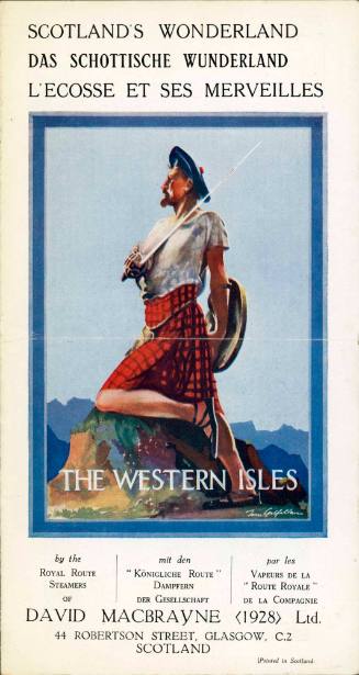 Macbrayne's fold-out brochure containing tour information for the Western Isles (Scotland's wonderland)