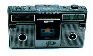 JVC Nivico radio and cassette player