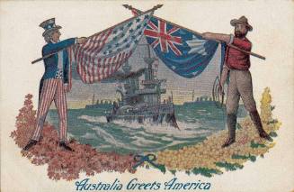 Australia greets America