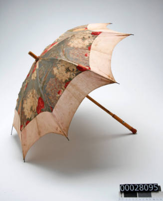 Floral print parasol