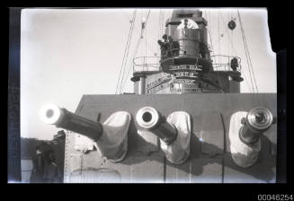 HMS REPULSE guns and service honours