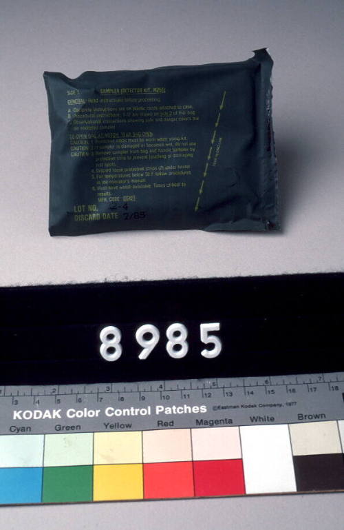 DETECTOR KIT M256, SAMPLER KIT INSIDE PLASTIC COATED FOIL PACKET