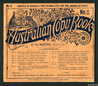 Australian copy book belonging to Lily Knapton