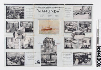 The Adelaide Steamship Company Limited luxurious twin screw motor liner MANUNDA